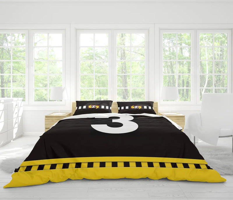 Sanji Germa Stealth Black One Piece Bedding Set