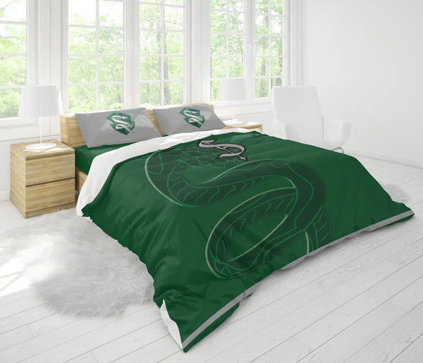 Slytherin Hogwarts Legacy Bedding Set