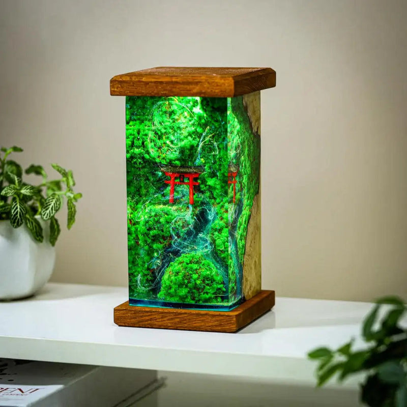 Torii Gate Epoxy Resin Lamp, Night Light