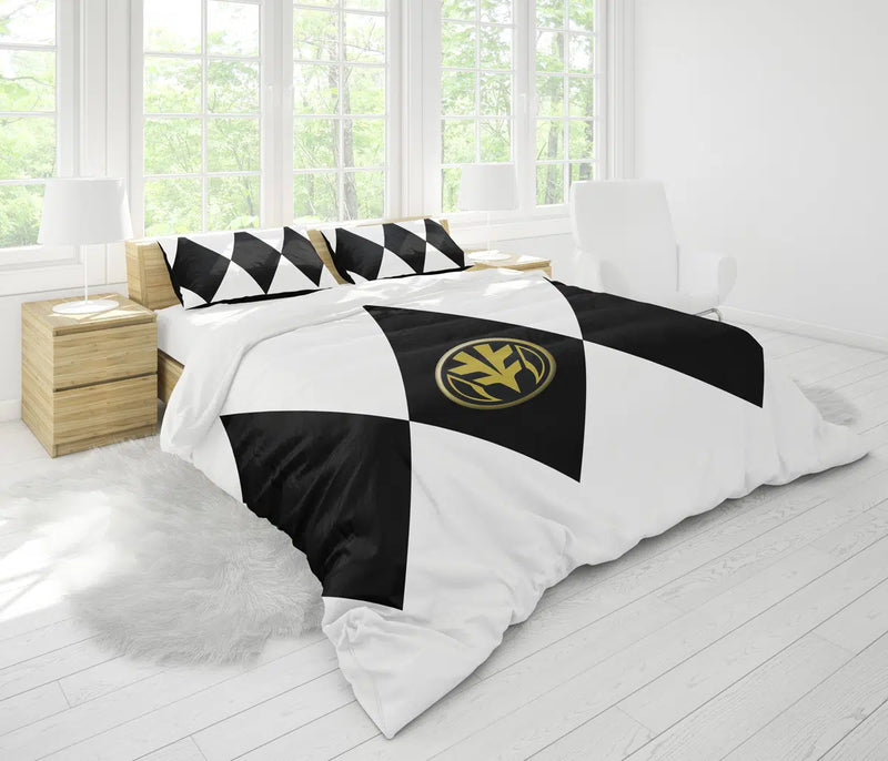 White Ranger Mighty Morphin Power Rangers Bedding Set