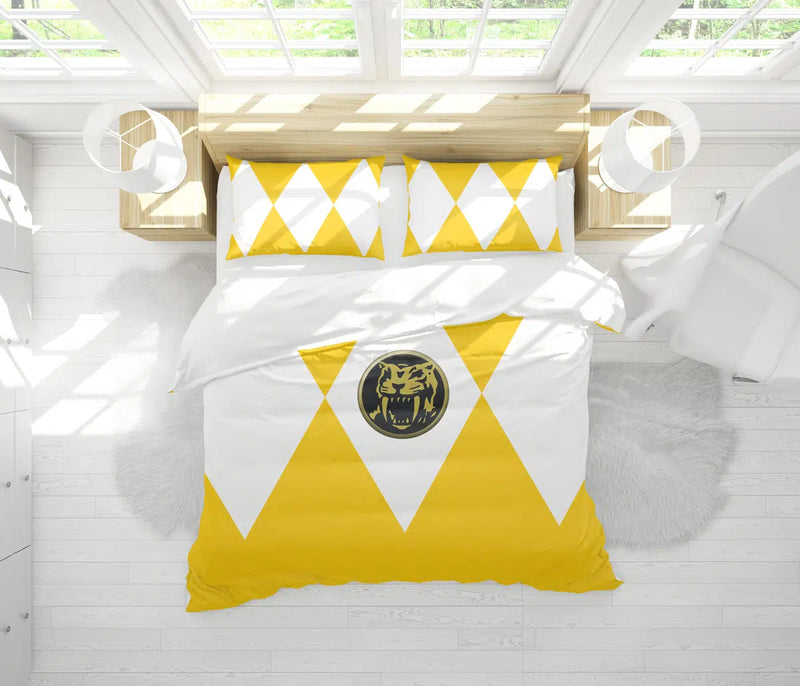 Yellow Ranger Mighty Morphin Power Rangers Bedding Set