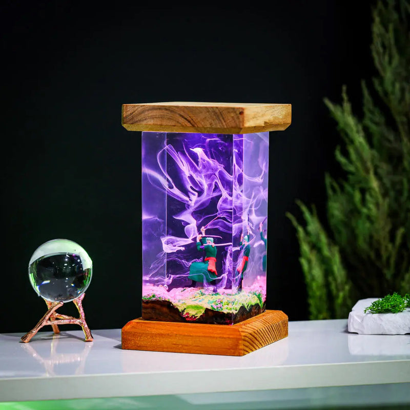 Roronoa Zoro One Piece Epoxy Resin Lamp, Night Light