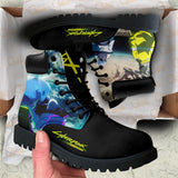 Lucy and David Martinez Boots Anime Custom Shoes