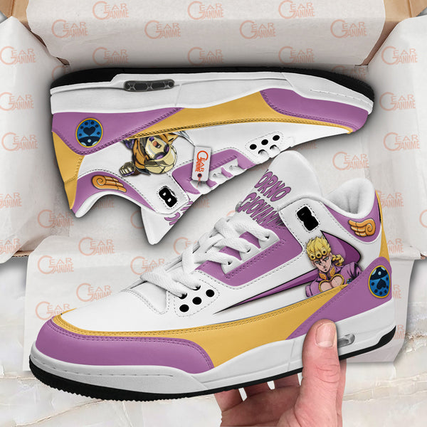 Giorno Giovanna Sneakers J3 Anime Shoes