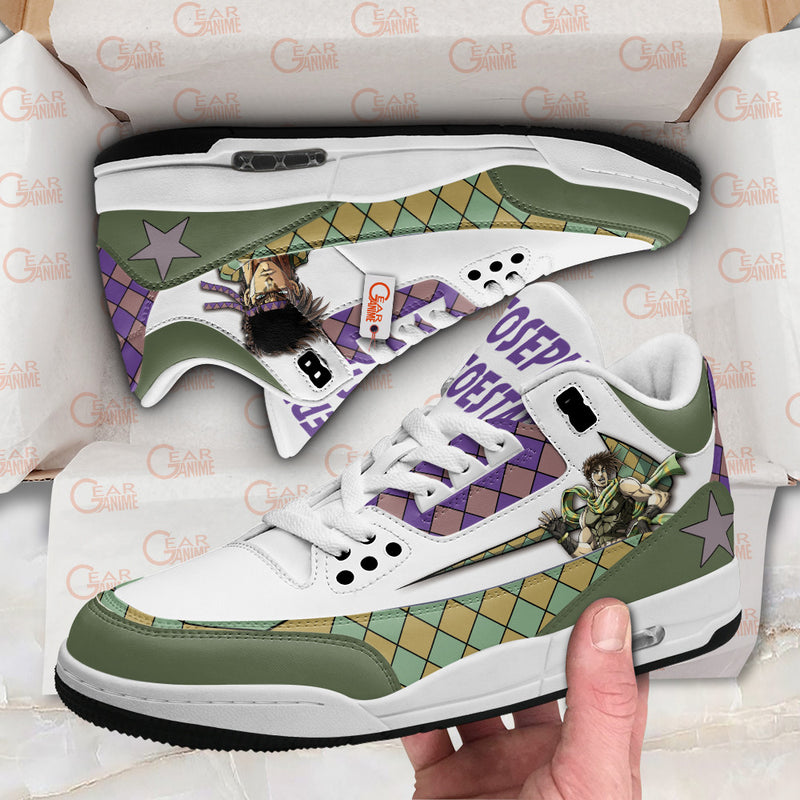 Joseph Joestar Sneakers J3 Anime Shoes