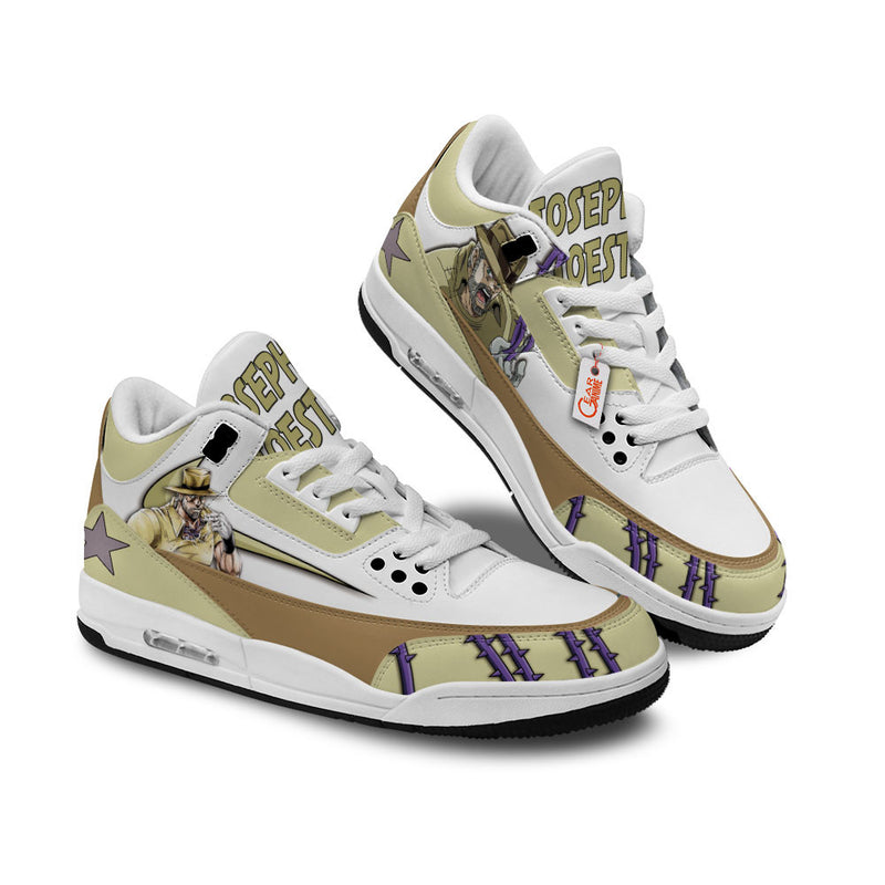 Joseph Joestar Old Sneakers J3 Anime Shoes