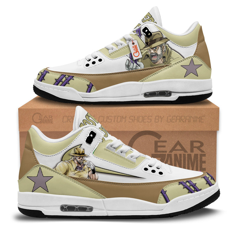 Joseph Joestar Old Sneakers J3 Anime Shoes