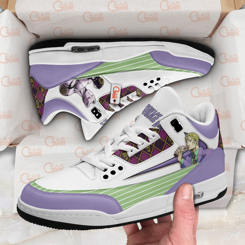 Yoshikage Kira Sneakers J3 Anime Shoes