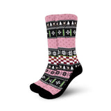 Nezuko Christmas Ugly Socks