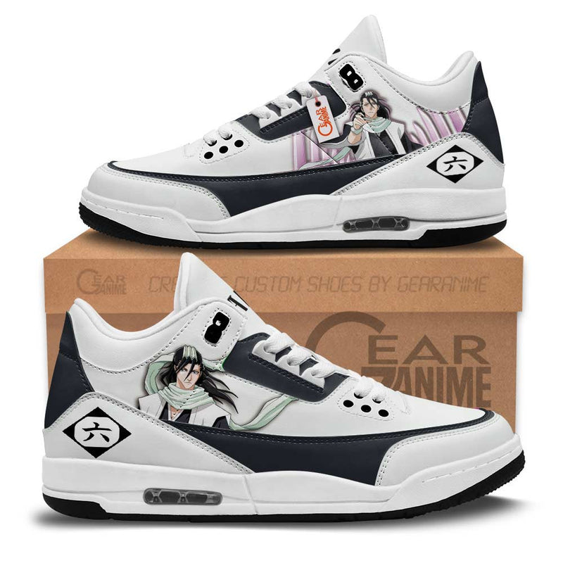 Byakuya Kuchiki Sneakers J3 Anime Shoes