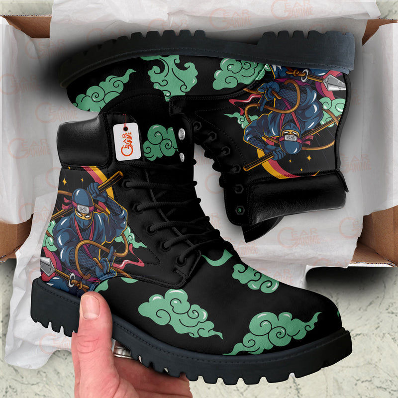 Japan Ninja Shinobi Boots Anime Custom Shoes