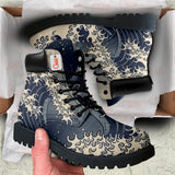 Japan Kanagawa Great Wave Boots Anime Custom Shoes