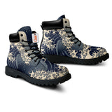 Japan Kanagawa Great Wave Boots Anime Custom Shoes