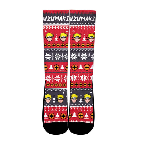 Nrt Uzumaki Sage Christmas Ugly Socks