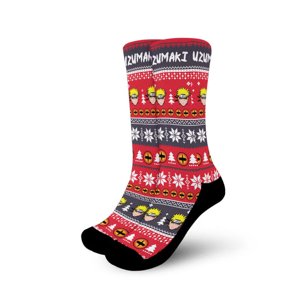 Nrt Uzumaki Sage Christmas Ugly Socks