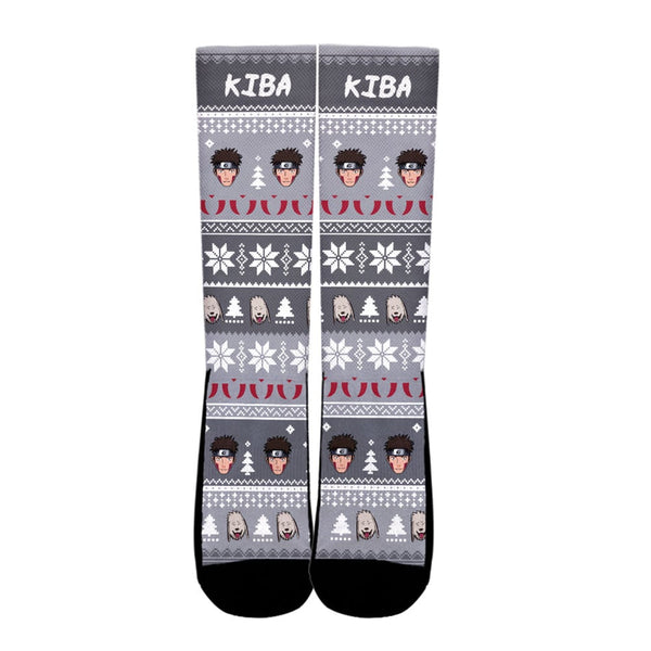 Kiba Inuzuka Christmas Ugly Socks