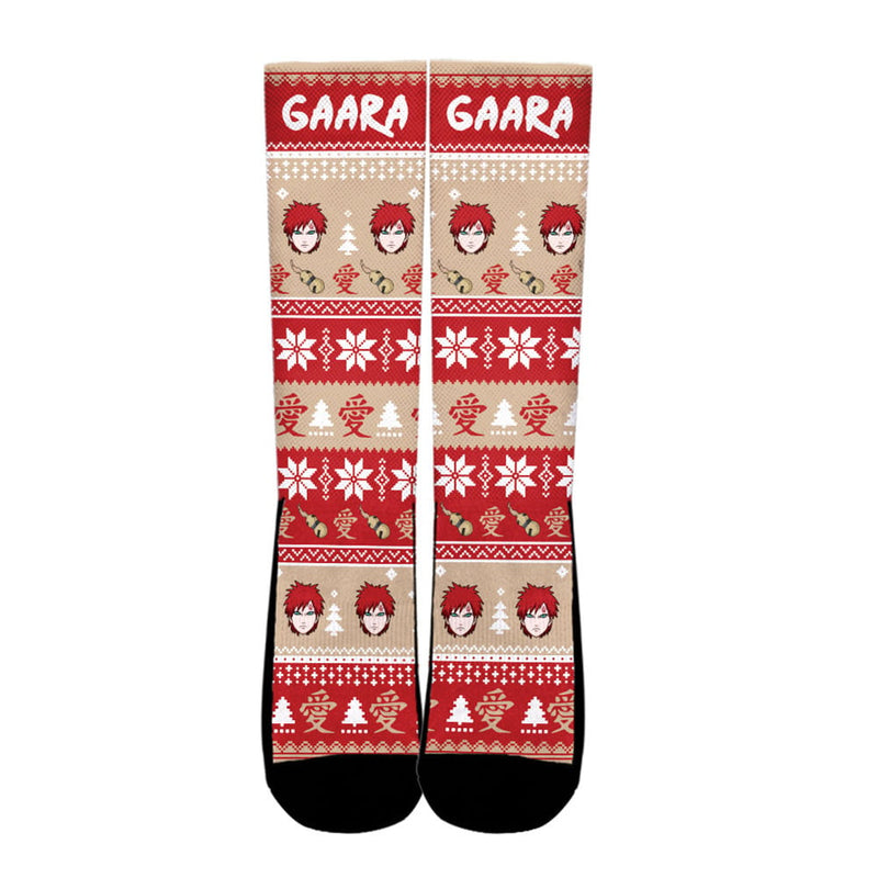 Gaara Christmas Ugly Socks