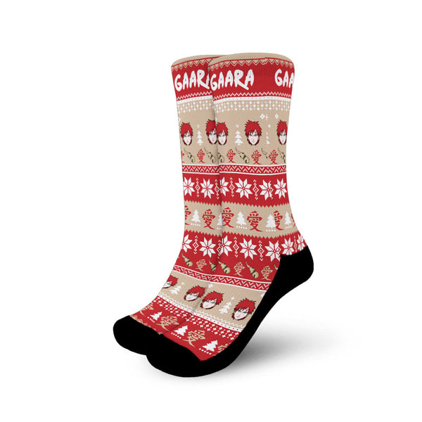 Gaara Christmas Ugly Socks