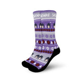 Sasuke Uchiha Christmas Ugly Socks