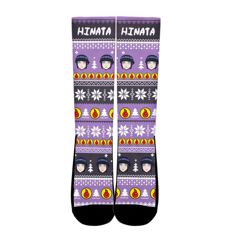 Hinata Hyuga Christmas Ugly Socks