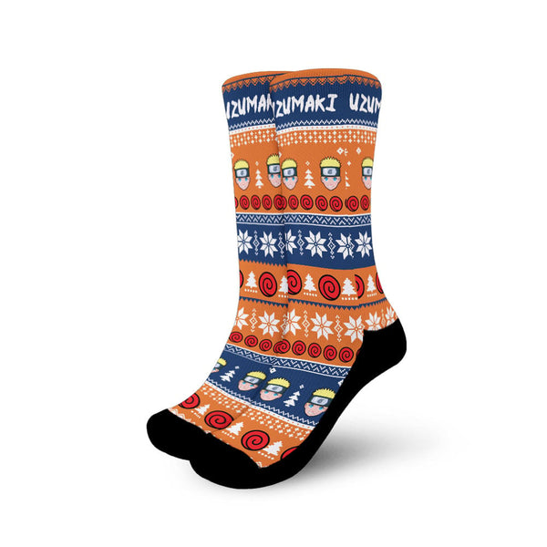 Nrt Uzumaki Christmas Ugly Socks