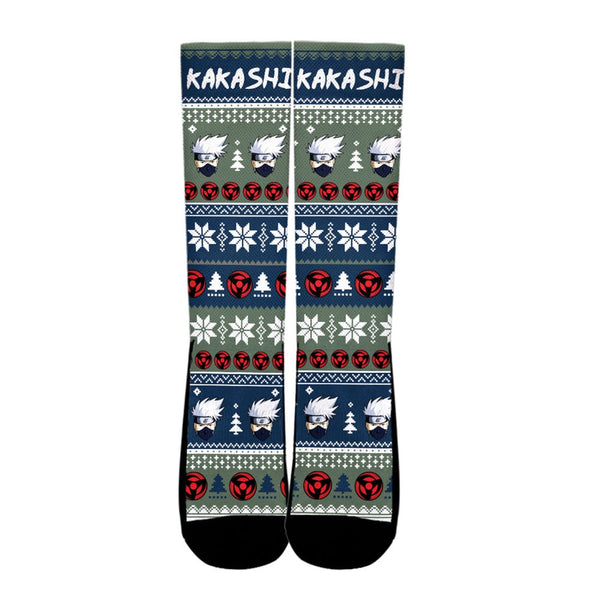 Kakashi Hatake Christmas Ugly Socks