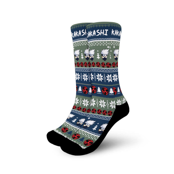 Kakashi Hatake Christmas Ugly Socks