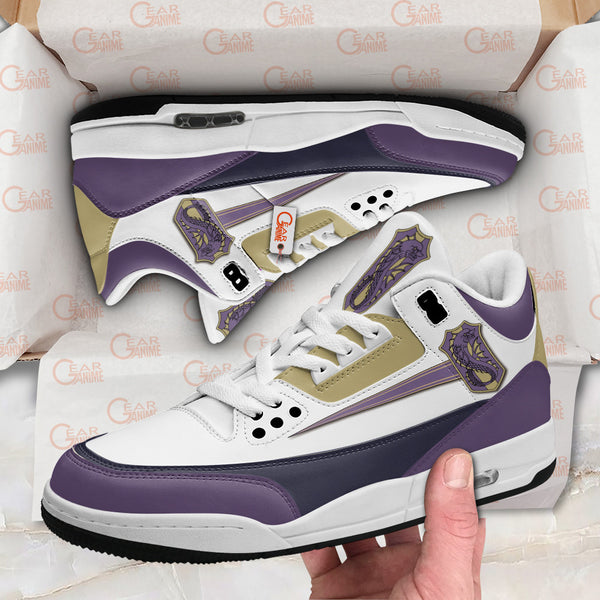 Purple Orca J3 Sneakers Custom Anime