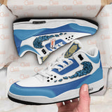 Blue Rose J3 Sneakers Custom Anime