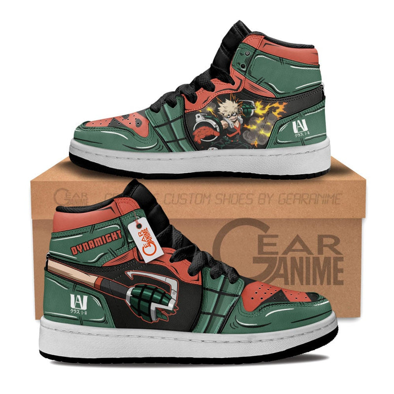 Katsuki Bakugo Kids Shoes Personalized