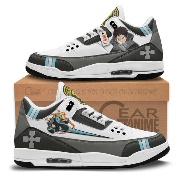 Shinra Kusakabe J3 Sneakers Custom Anime