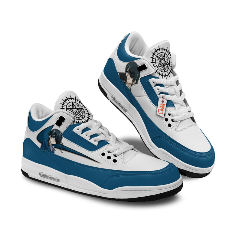 Ciel Phantomhive J3 Sneakers Custom Anime