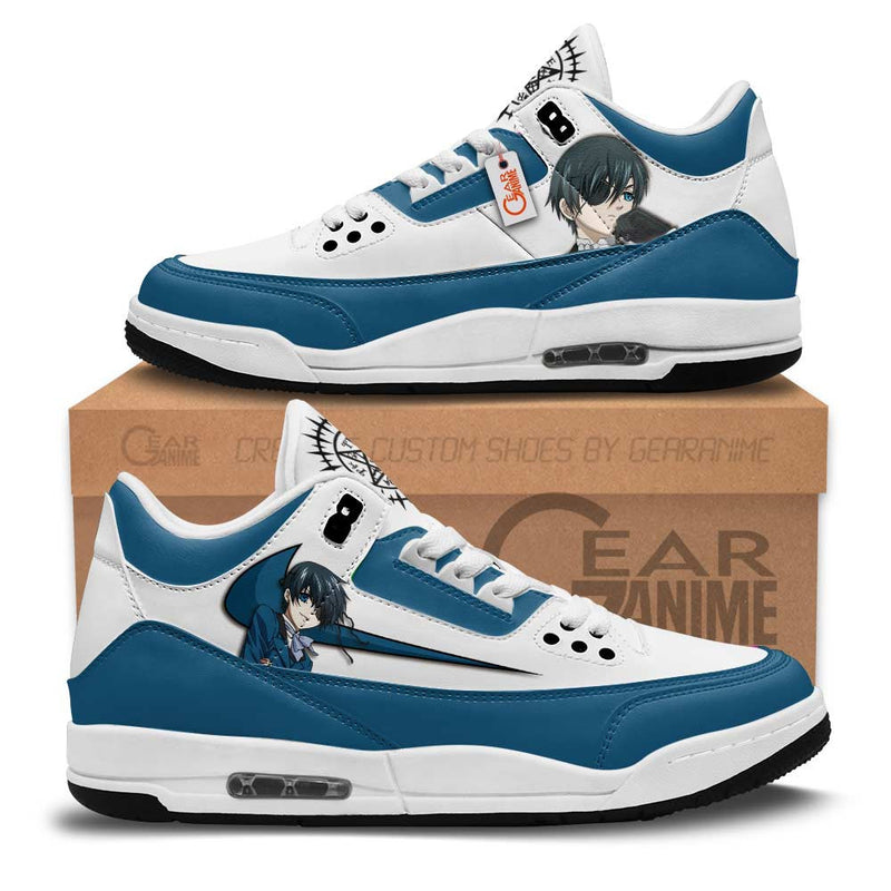 Ciel Phantomhive J3 Sneakers Custom Anime