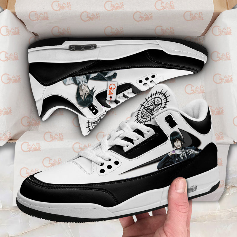 Sebastian Michaelis J3 Sneakers Custom Anime