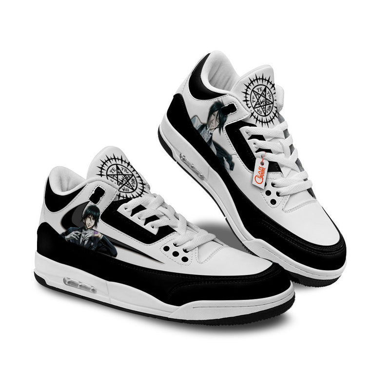 Sebastian Michaelis J3 Sneakers Custom Anime