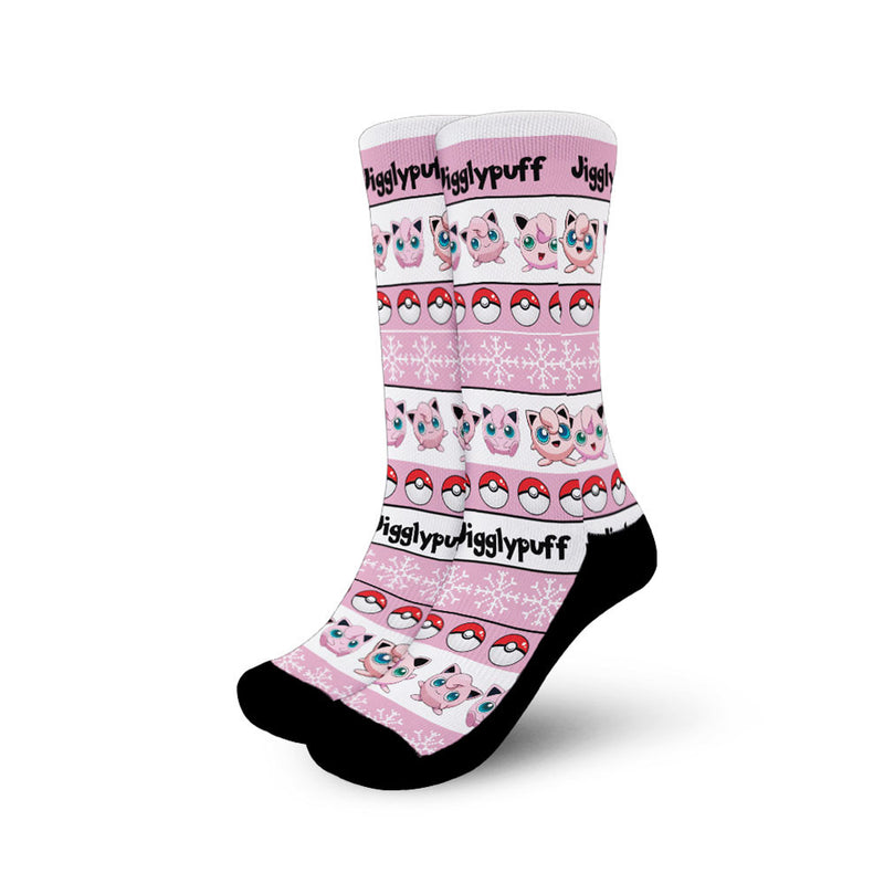 Jigglypuff Christmas Ugly Socks NTT0108