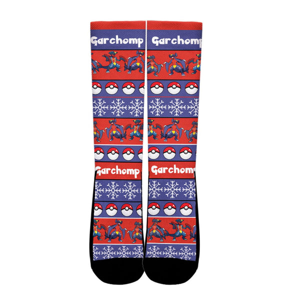 Garchomp Christmas Ugly Socks NTT0108