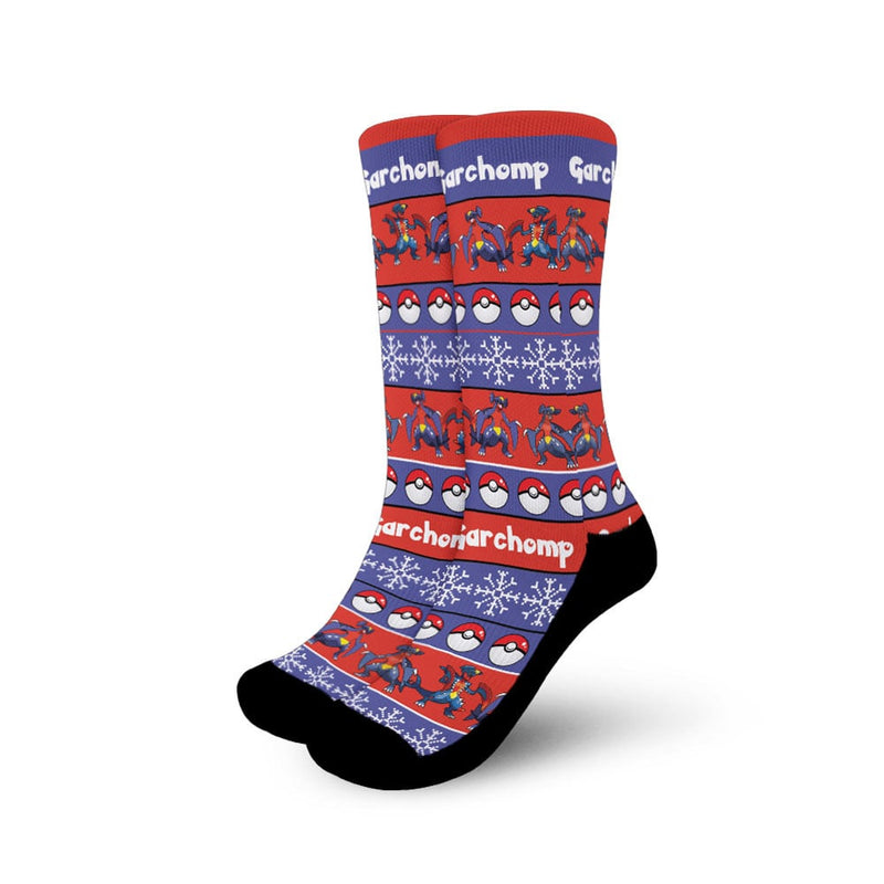 Garchomp Christmas Ugly Socks NTT0108