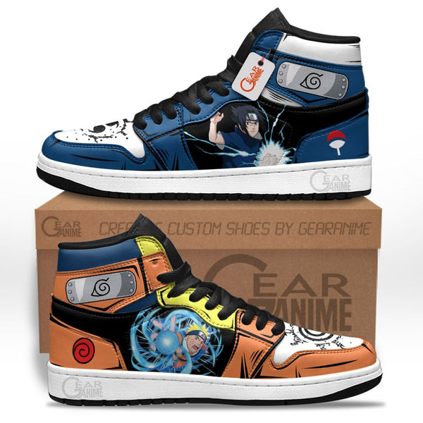 Uzumaki and Sasuke J1 Sneakers Anime Shoes