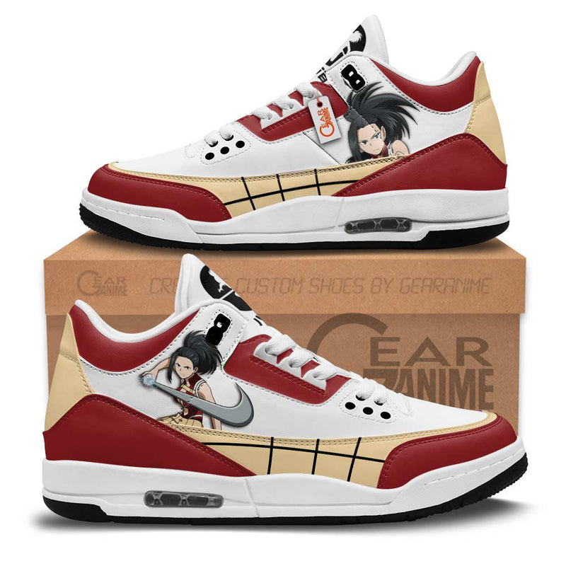 Momo Yaoyorozu J3 Sneakers Custom Anime