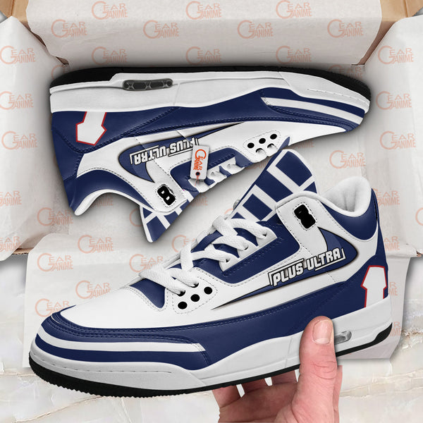 U.A. High School Gym Uniform J3 Sneakers Custom Anime