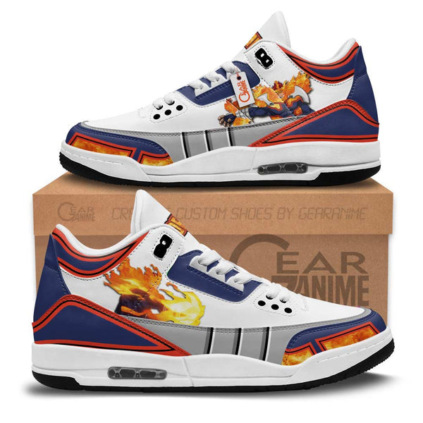 Endeavor J3 Sneakers Custom Anime