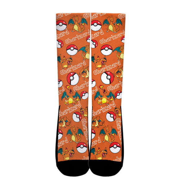 Charizard Socks Pattern Style NTT3107