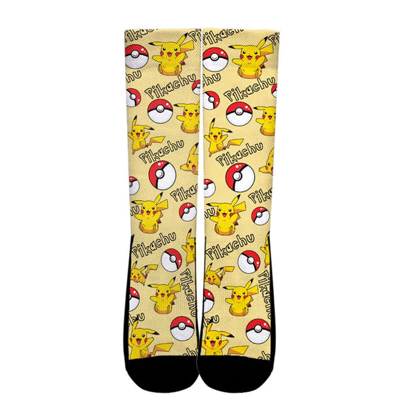 Pikachu Socks Pattern Style NTT3107