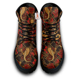 Japan Snake Chrysanthemum Boots Anime Custom Shoes PT1508