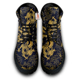 Japan Golden Dragon Boots Anime Custom Shoes PT1508