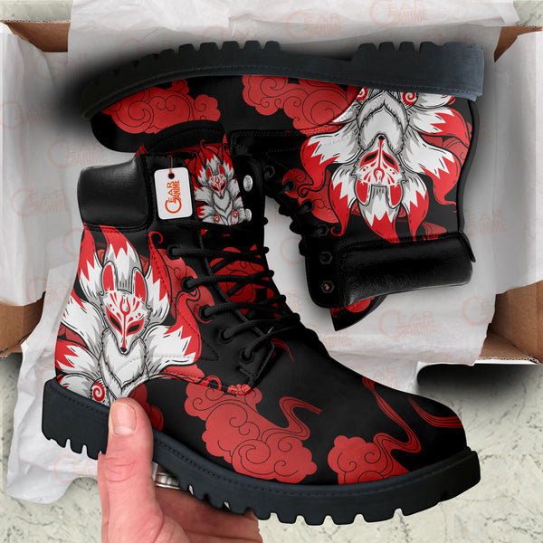 Japan Kitsune Boots Anime Custom Shoes PT1508