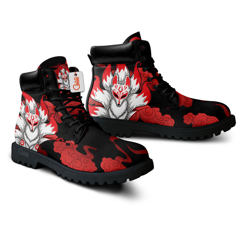 Japan Kitsune Boots Anime Custom Shoes PT1508