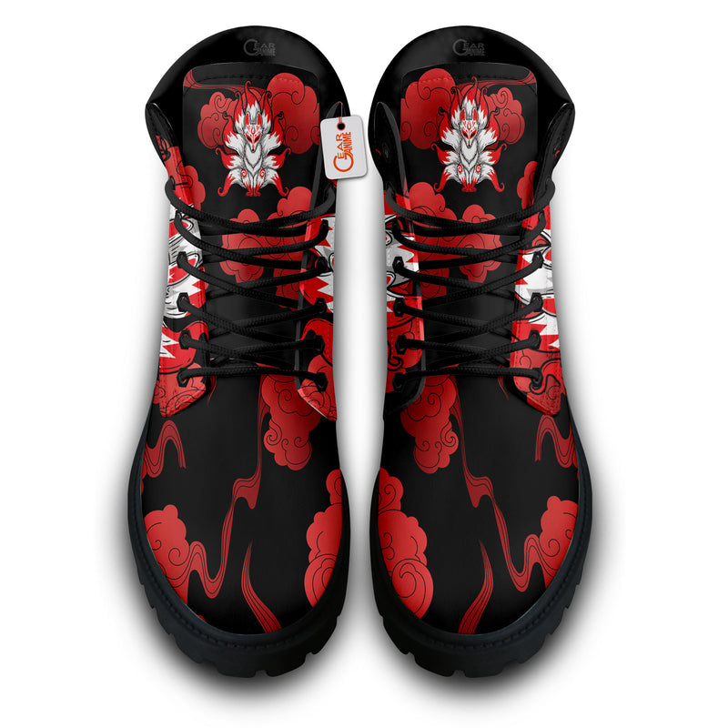 Japan Kitsune Boots Anime Custom Shoes PT1508