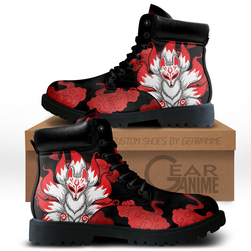 Japan Kitsune Boots Anime Custom Shoes PT1508